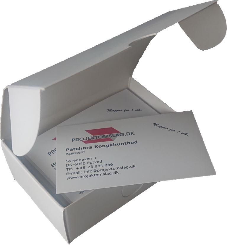 Visitkortbox