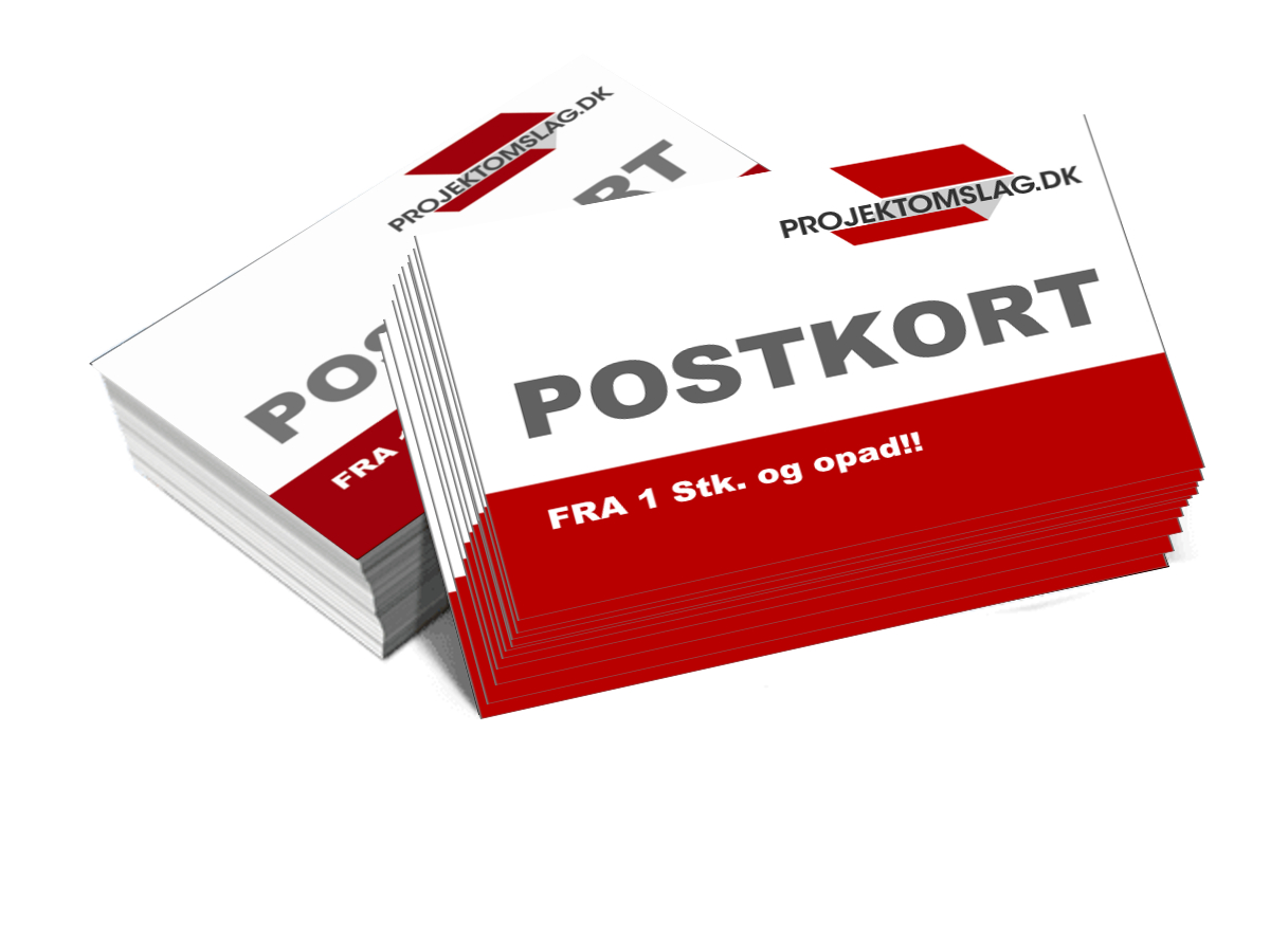 en bunke postkort på receptionsdesken postkort
