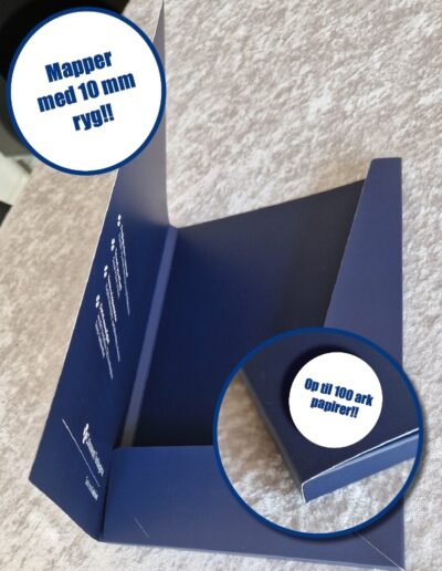 Tilbudsmapper med logo til salgs og tilbud