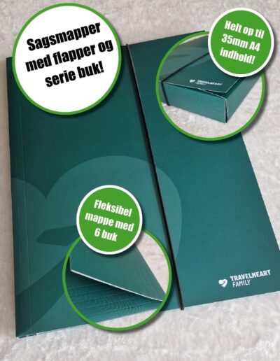 Omslagsmapper til god samling af dine dokumenter mv